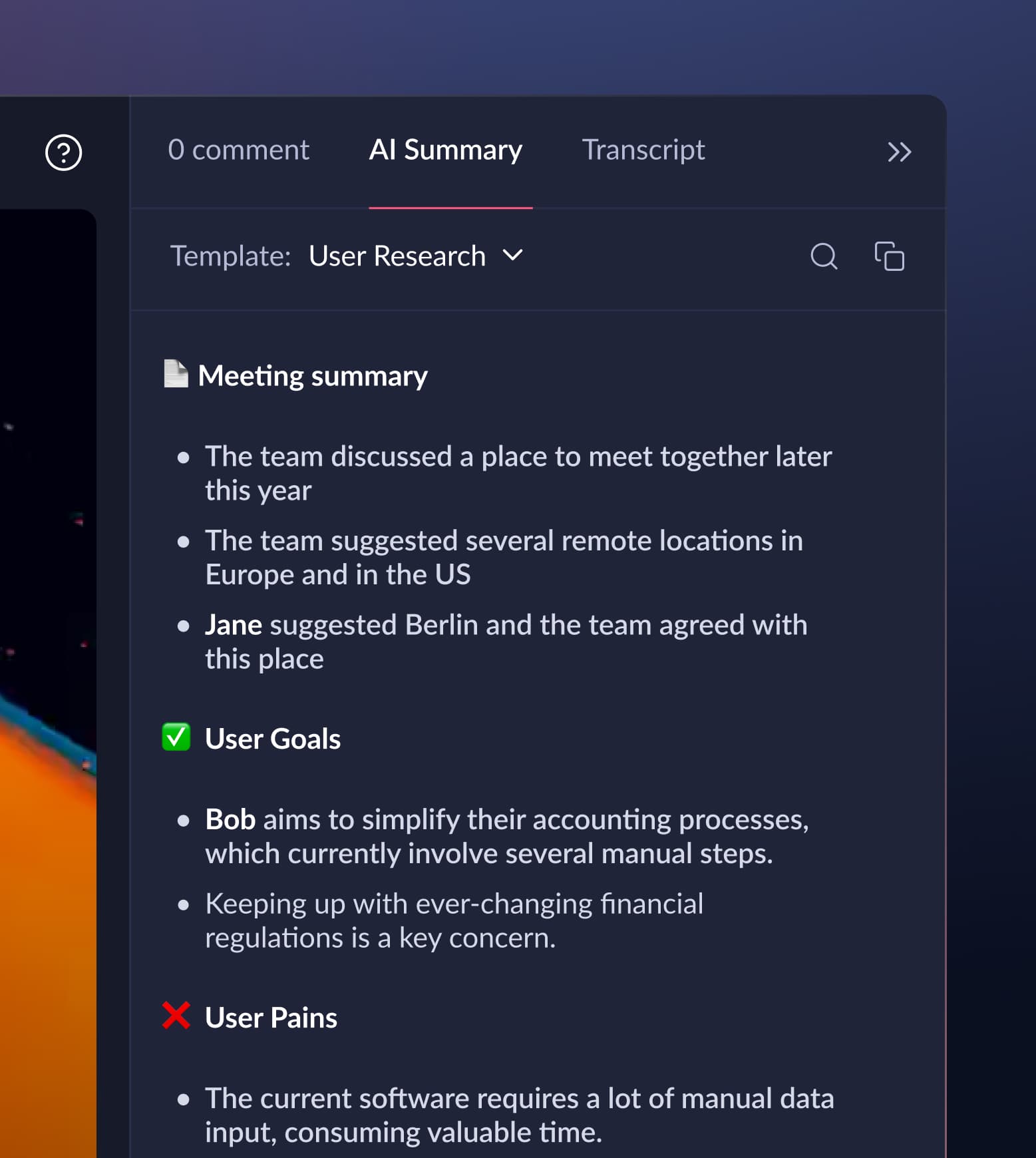 Ai meeting recorder get meeting notes 50x faster